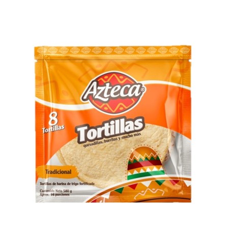 Tortilla Burrito X 8 Und x 580 gr...